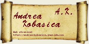 Andrea Kobasica vizit kartica